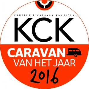 Vignet anwb kck Caravan van het jaar 2016