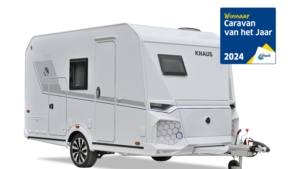 Knaus Yaseo Caravan van het Jaar 2024 bij de ANWB. Er zijn op dat moment twee modellen van deze serie op de markt.